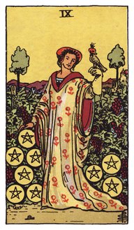 Nine of Pentacles